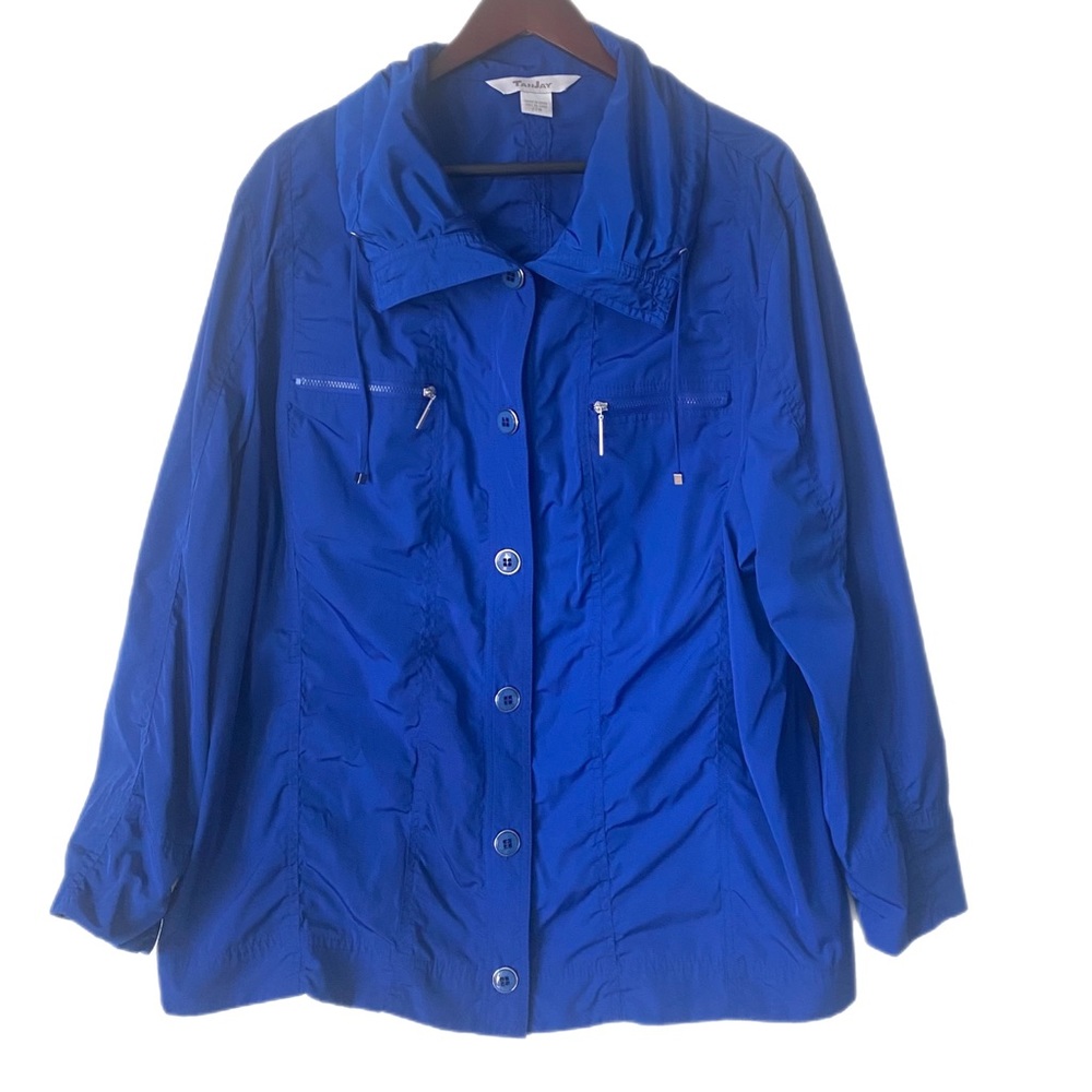 TAN JAY Windbreaker Jacket Sz 22W
